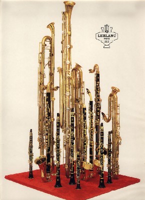 famille des clarinettes Leblanc